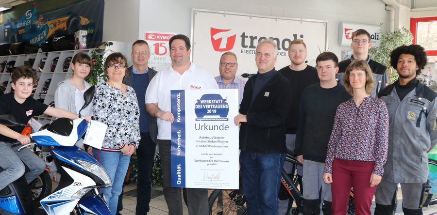 Gütesiegel für unsere Werkstatt